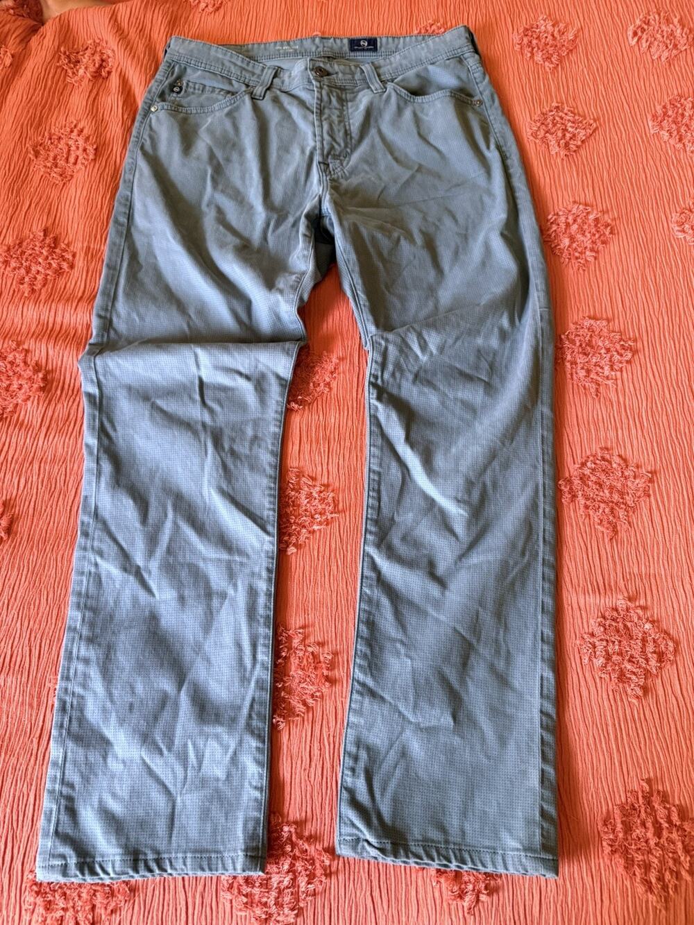 Ag Adriano Goldschmied The Everett Slim Straight Slacks - Size 32x32